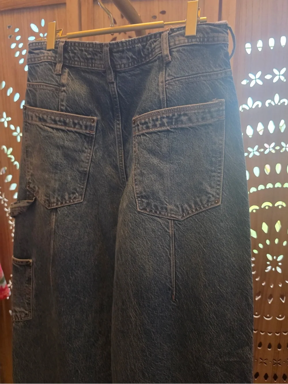 NWOT Free People Loren Carpenter Barrel Jeans - Picture 8 of 14